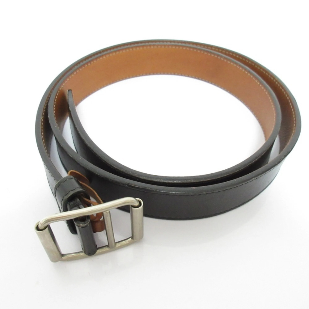 Valextra Leather Belt 100 Black (Men's & Women's)